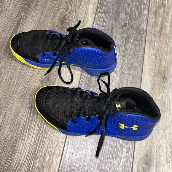 Under Armour Youth Size 6 Jet 2019 3022121-404 Blue Basketball Sneaker Shoes - Picture 6 of 12